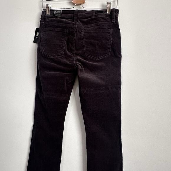 Kut From The Kloth Karen Baby Bootcut Pants Jeans 4 Charcoal Corduroy 29x32 NEW - Picture 5 of 9
